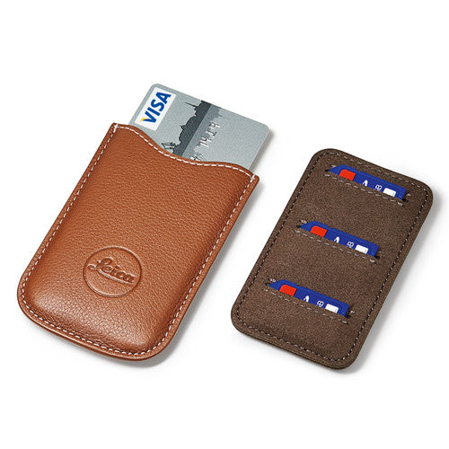 Leica SD Card & Credit Card Holder, Leather, Cognac Leica SD Card & Credit Card Holder, Leather, Cognac