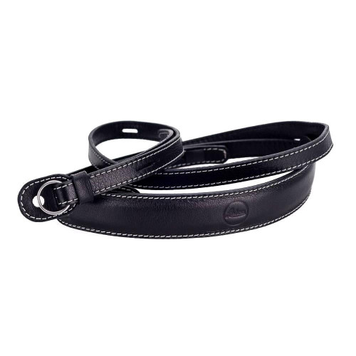 Leica Carrying Strap With Protecting Flap For M,Leather, Black Leica Carrying Strap With Protecting Flap For M,Leather, Black