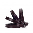 Leather Strap, Box Calf Dark Brown Leather Strap, Box Calf Dark Brown