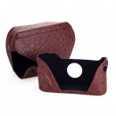 Leather Ever Ready Case M, Ostrich Leather Chestnut Leather Ever Ready Case M, Ostrich Leather Chestnut